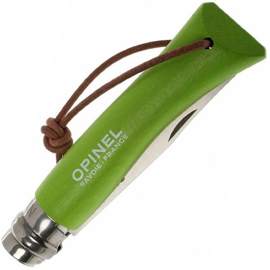 Складной нож Opinel №7 Trekking нержавеющая сталь, анисовый, 002207 c клинком из стали Sandvik™ 12С27, рукоять дерево (Граб)