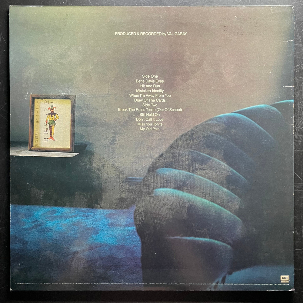 Kim Carnes ‎– Mistaken Identity (США 1981г.)