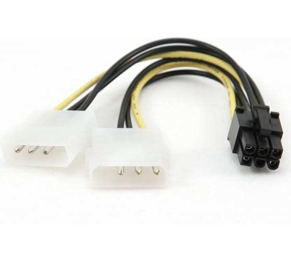 Кабель питания для видеокарт Molex (x2) - 6-pin GEMBIRD (CC-PSU-6)