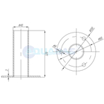 ПР.000.3 Стакан для крепления перил