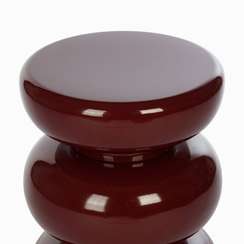 Кофейный столик Prosper Ø35х41 см, бордовый глянец