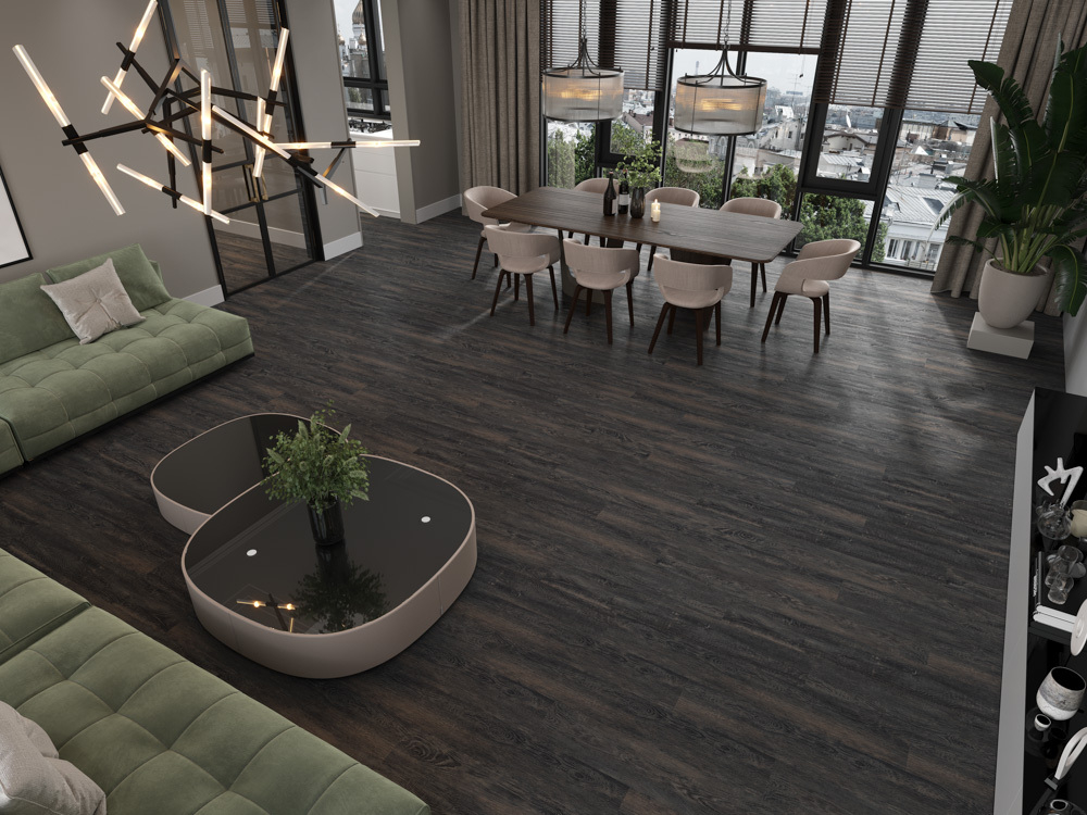 Ламинат SPC CronaFloor Nano Дуб Мореный