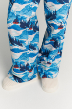 Костюм двойка из сатина горы - размер S-M