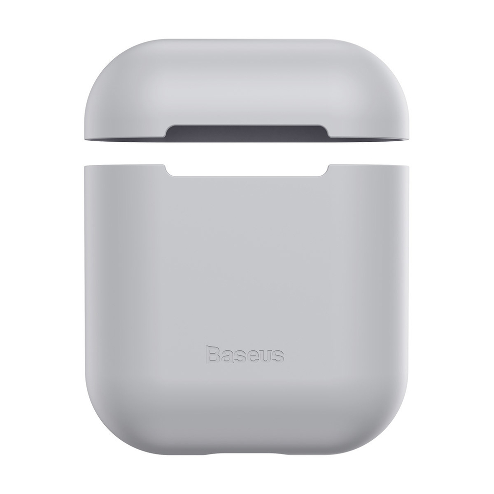 Чехол для Apple AirPods 1/2 Baseus Ultrathin Series Silica Gel Protector - Grey