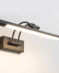 Светильники-надкартинники в чёрном и золотом цвете