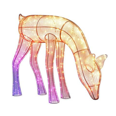 Умная уличная гирлянда «Оленуха» Twinkly Reindeers Doe, RGB + W (70x75 см, 160 светодиодов)