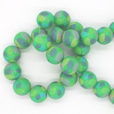 Бусины на леске 16 мм, 1 нить~40 шт-60 см