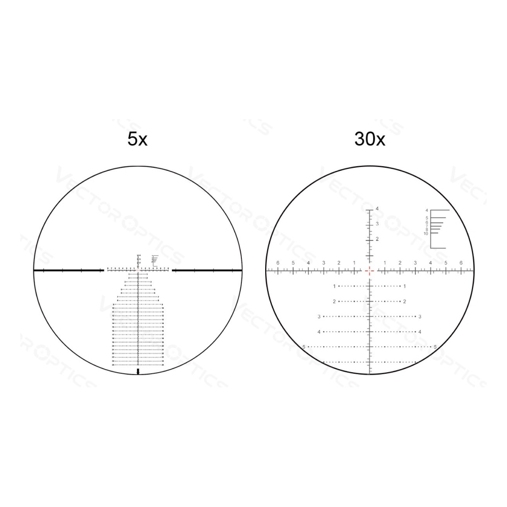 Оптический прицел Vector Optics Continental 5-30x56 Ranging FFP ( Сетка VEC-MBR / с подсветкой )