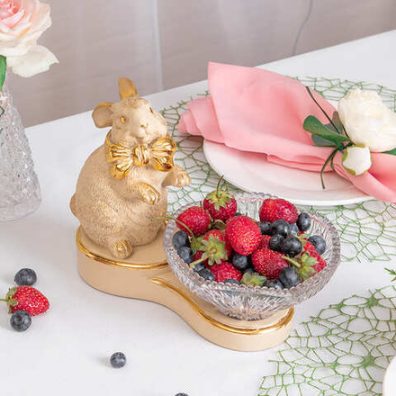 Конфетница-сахарница Кролик Банни Айвори