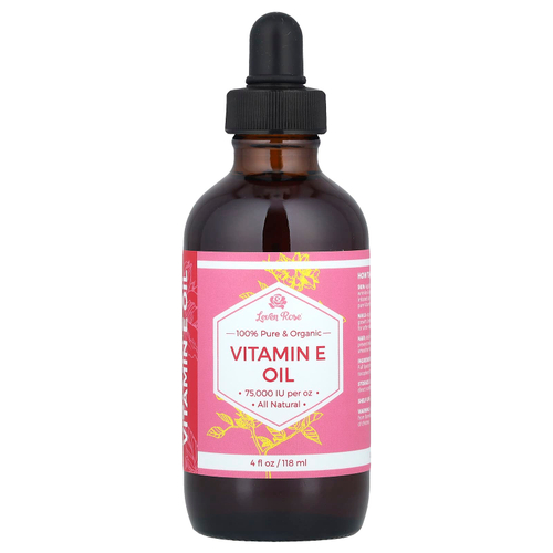 Leven Rose, 100% чистое органическое масло с витамином Е, 118 мл (4 жидк. Унции)