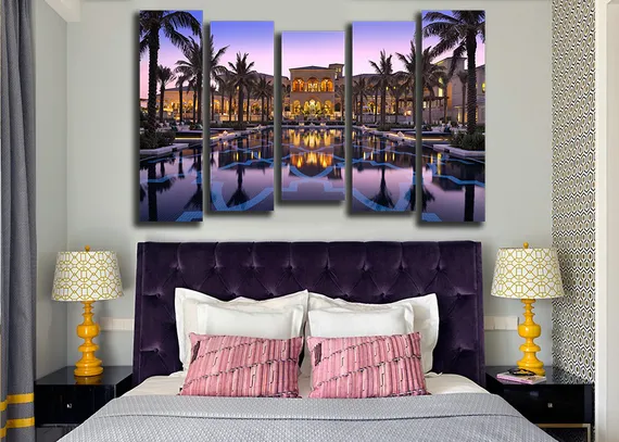 Модульная картина "Отель в Дубае"