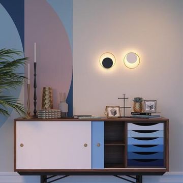 3899/7WB HIGHTECH ODL20 355 черный/металл Настенный светильник LED 3000K 7W 220V MONDY