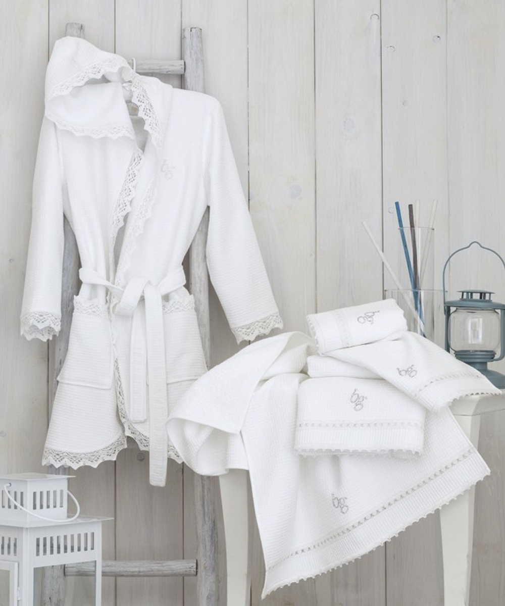 Элитный халат женский вафельный Aleksandra от Blugirl Италия