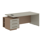 Стол руководителя с тумбой тип 1 VELION