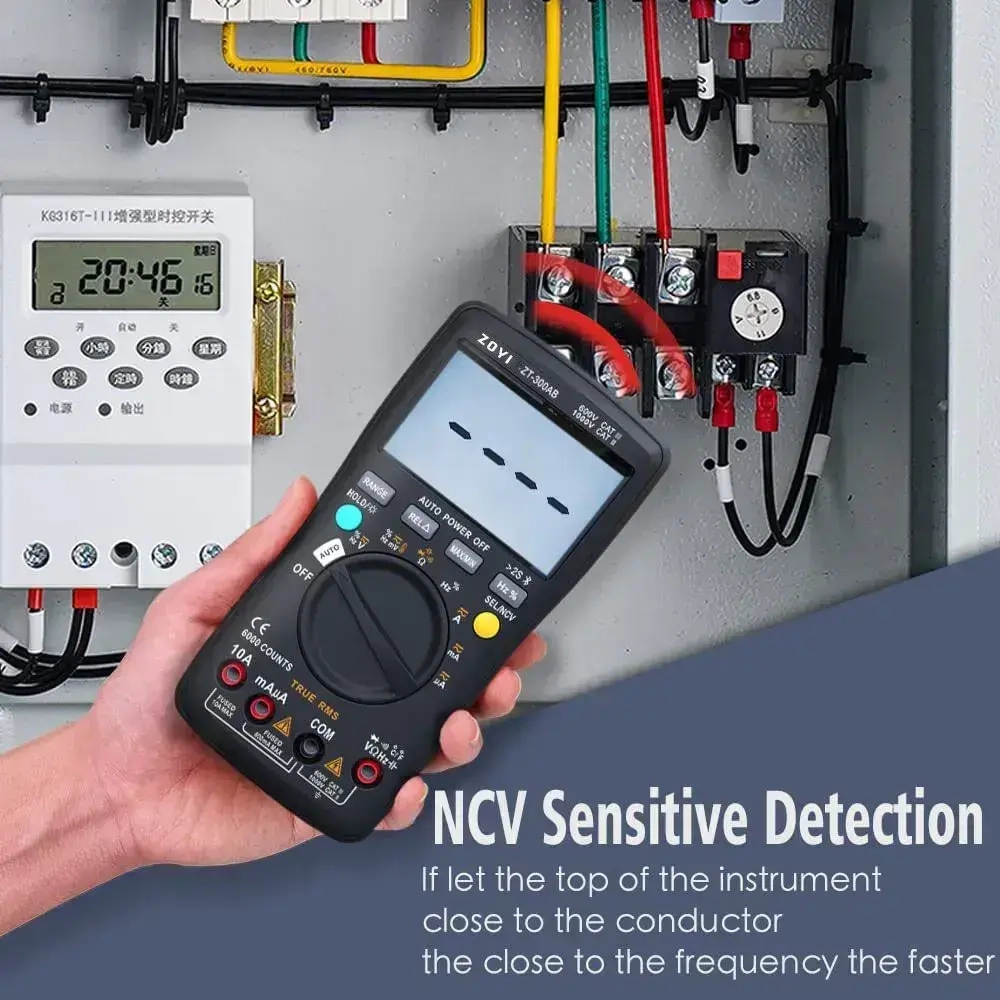 ZT-300AB ZOYI интеллектуальный мультиметр с функцией Bluetooth поиск проводки