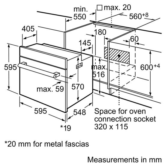 Электрический духовой шкаф Bosch HEA23B260