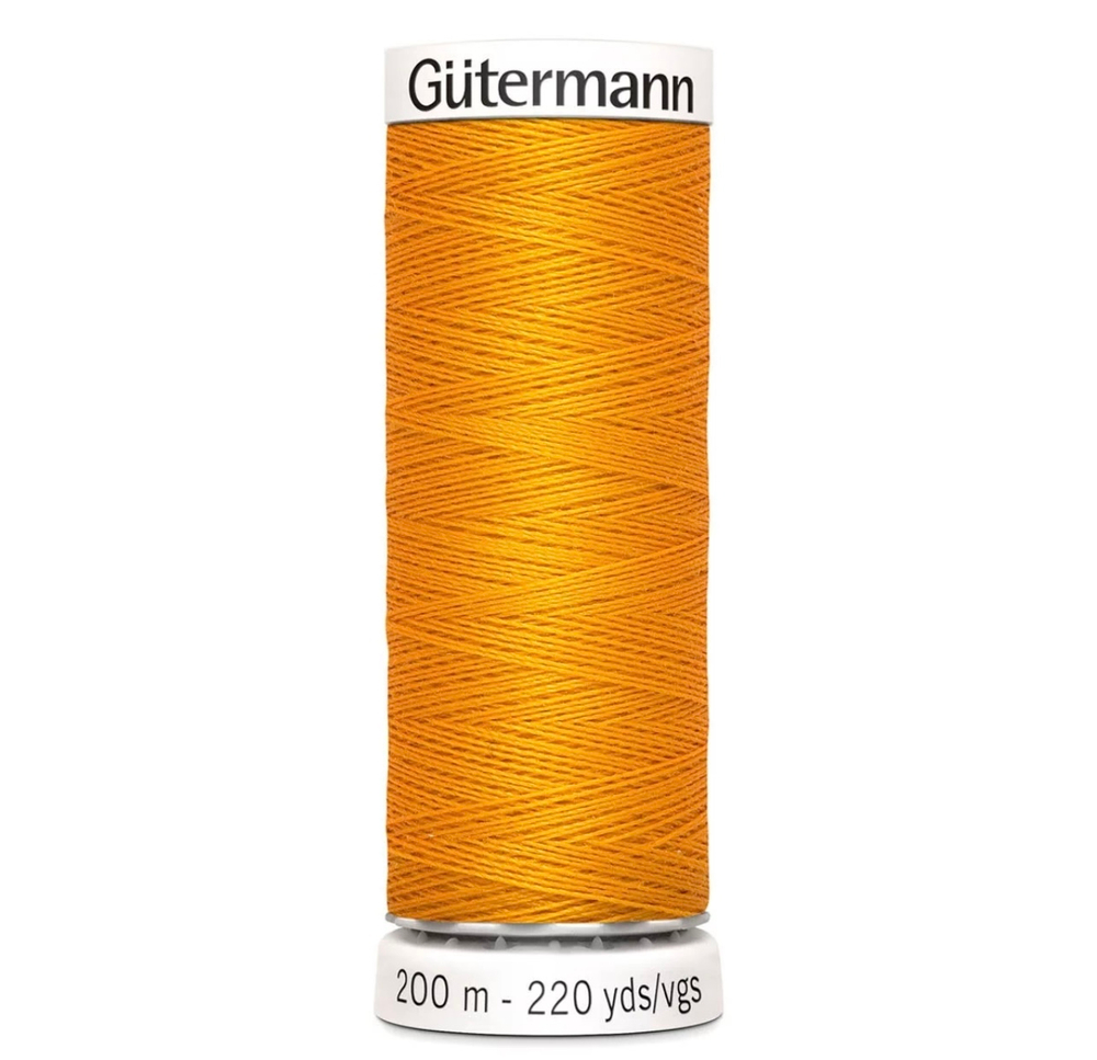 Нить Sew-All 200 м, Gutermann, 362 оранжево-желтый