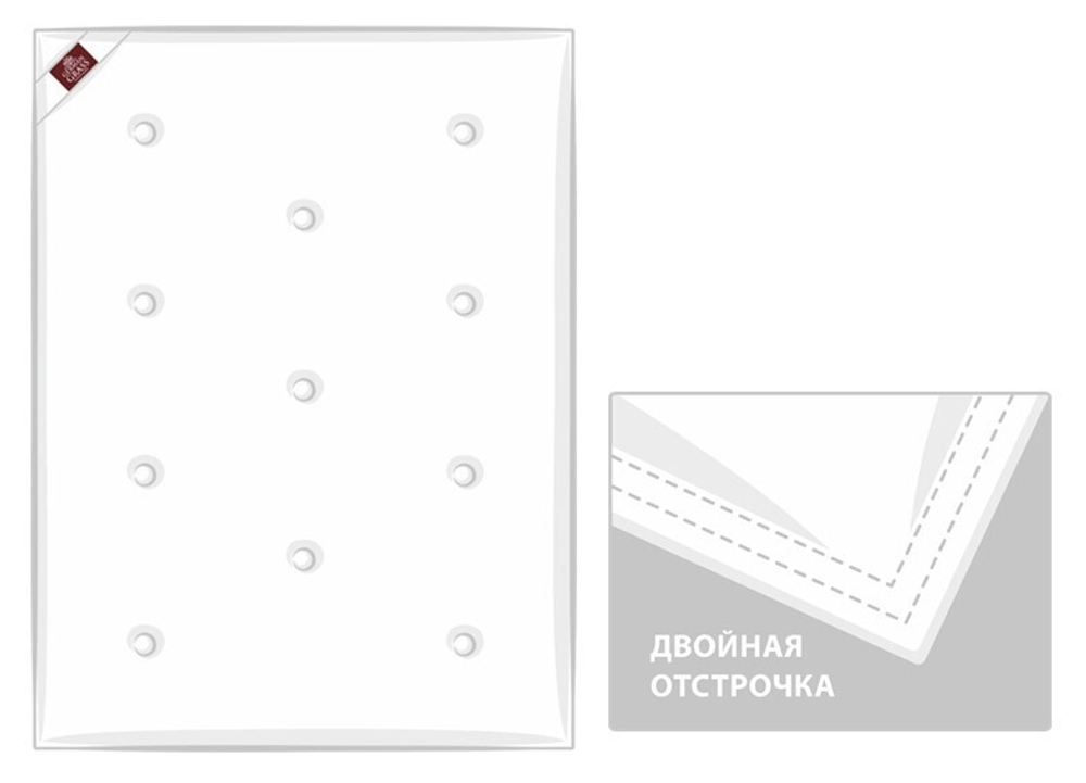 Одеяло легкое 150х200 German Grass Paisley Silk Grass