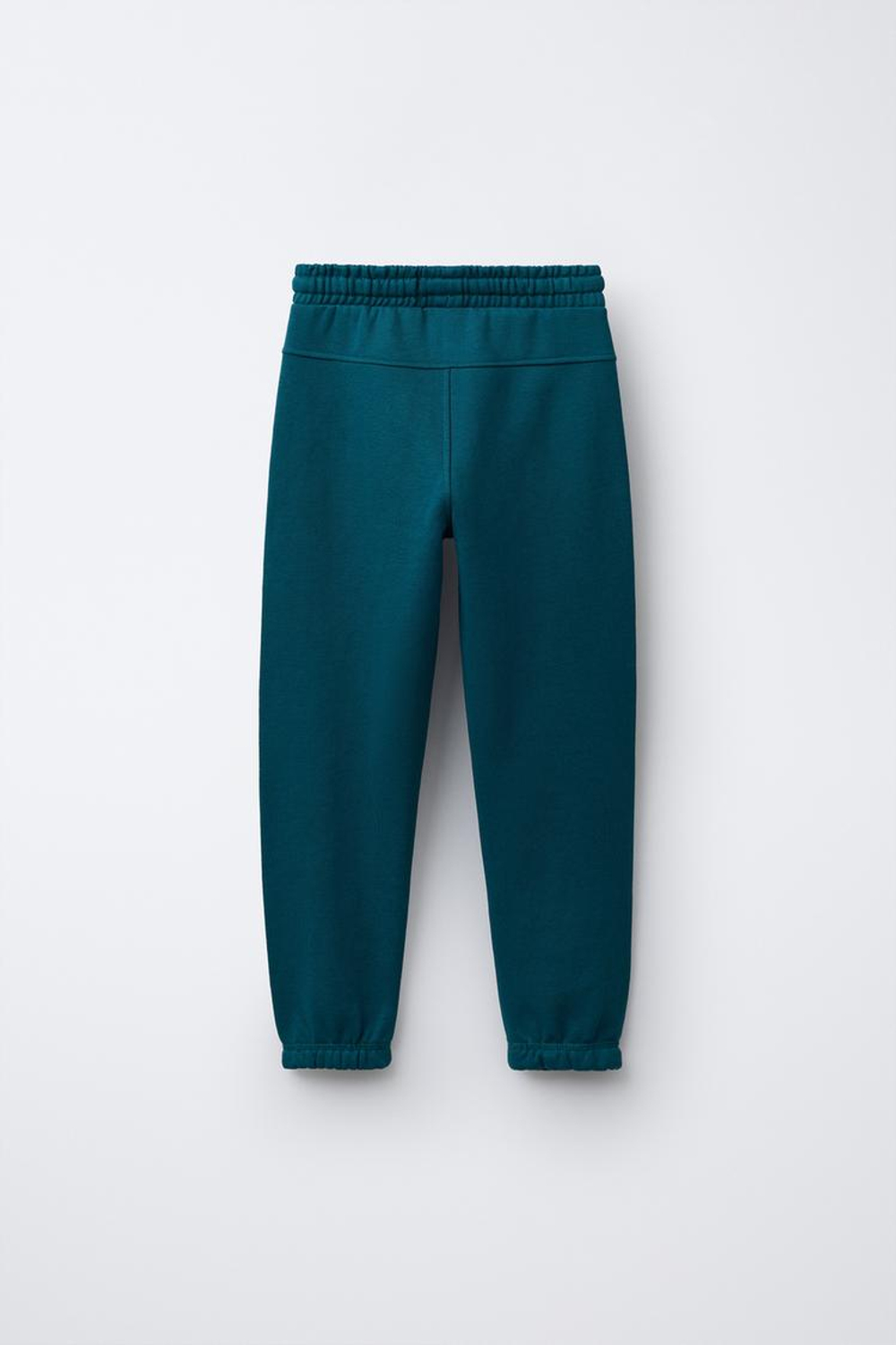 ZARA ДЖОГГЕРЫ ИЗ МЯГКОЙ ТКАНИ С НОМЕРОМ, БУТЫЛОЧНО-ЗЕЛЕНЫЙ