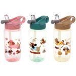 Бутылка питьевая пластиковая 580мл «Песики», микс цветов