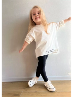 Лонгслив оверсайз с разрезами