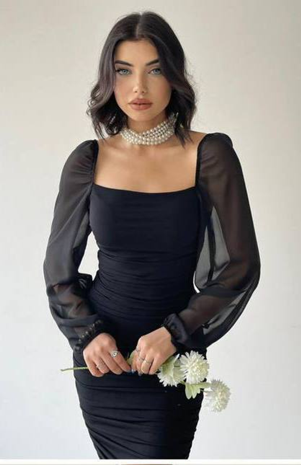 Платье мод. 00153, черный