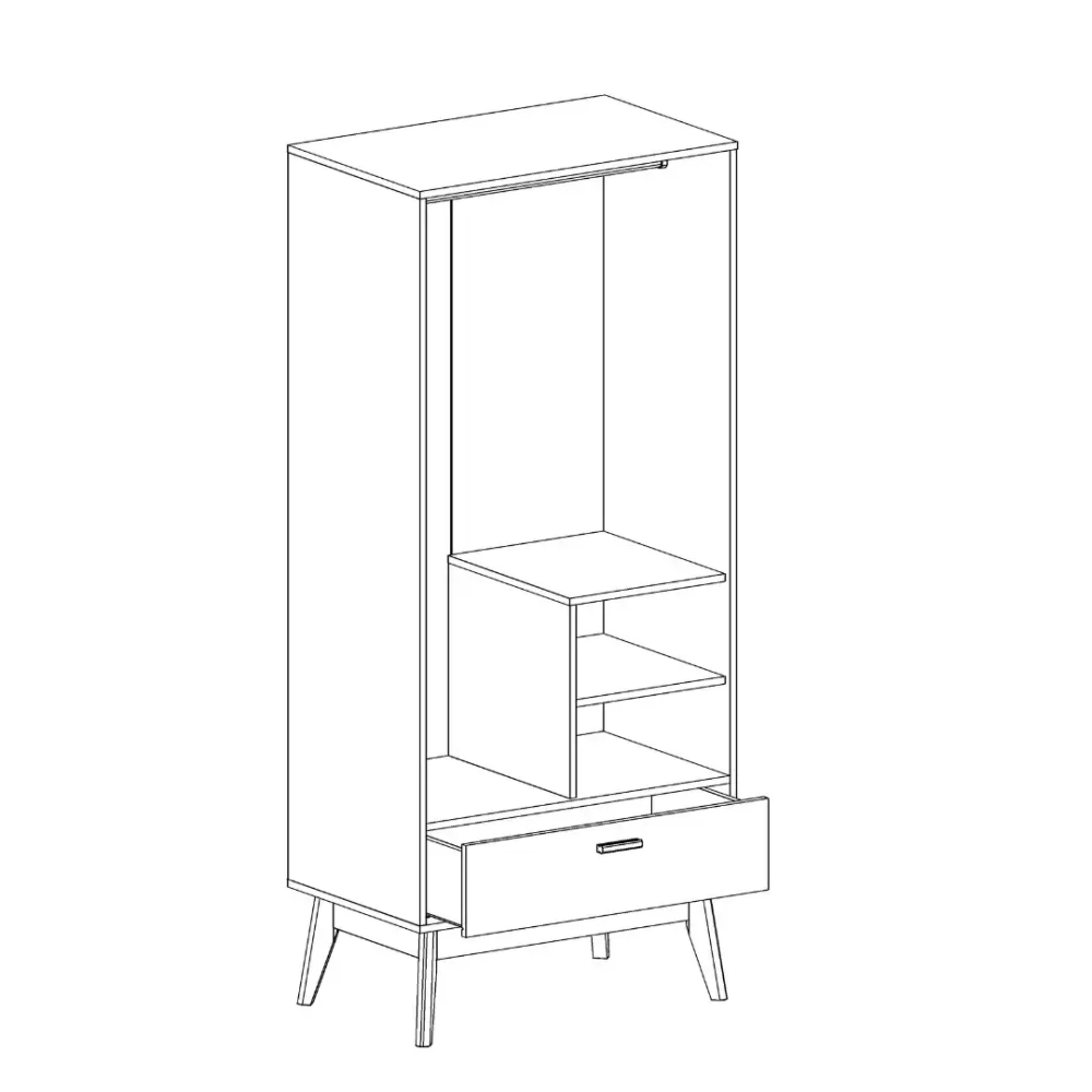 Шкаф для одежды "Калгари" гостиная