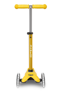 Самокат Mini Micro Deluxe LED Желтый