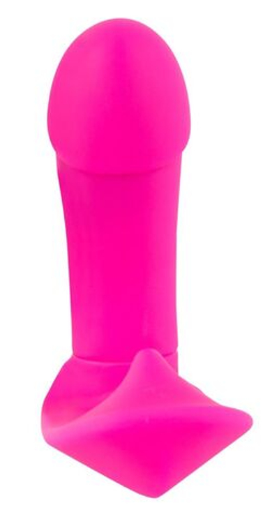 Розовый вибромассажер RC Panty Vibrator со стимулятором клитора (Цвет: розовый)