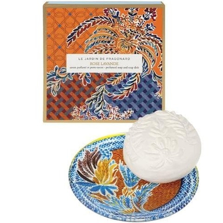 Набор мыло + мыльница Rose Lavande 150 гр