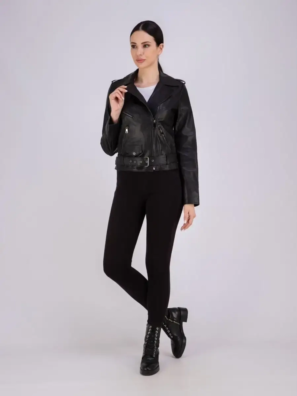 Косуха женская из натуральной кожи Турция