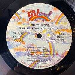 Винтажная виниловая пластинка LP The Salsoul Orchestra Street Sense (Индия 1979)