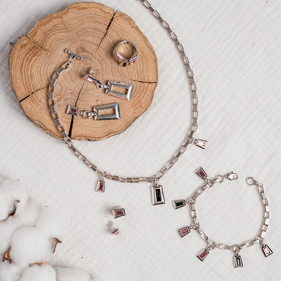 Серьги Ciclon DETALLE COLOR ROSA A231607-09 R/S