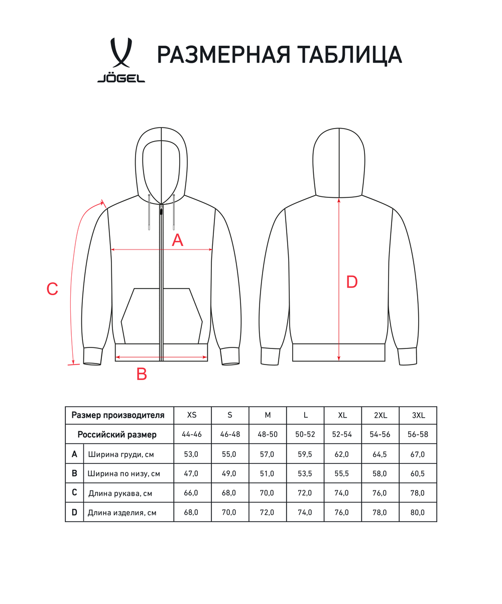 Худи на молнии ESSENTIAL Cotton Zip Hoodie, черный
