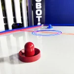 Детский аэрохоккей (160х110х75 см) с подсветкой пола «Шарики»