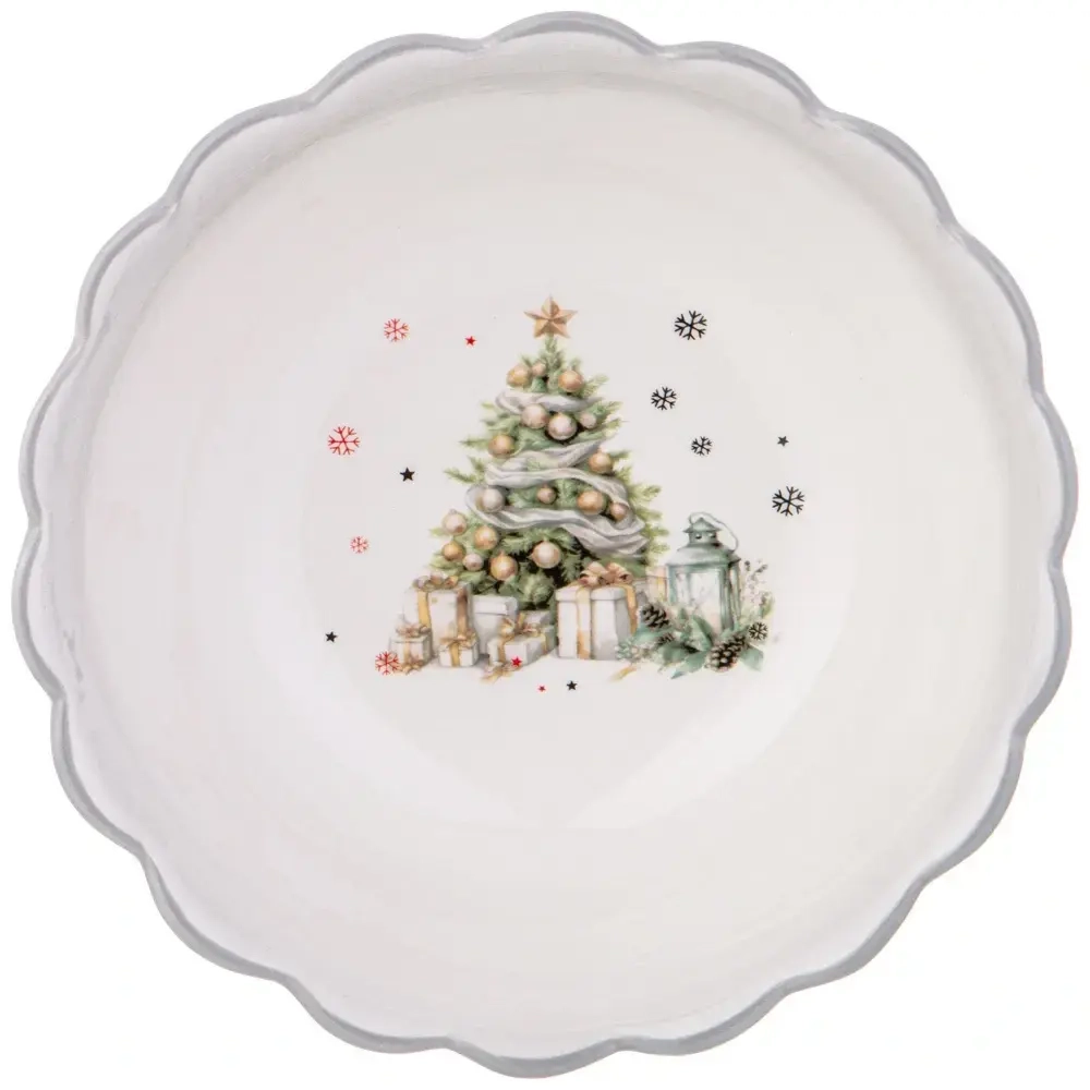 Салатник керамический 20,5*7,5см «С Новым Годом»