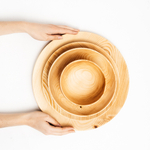 Набор деревянных тарелок блюдо Art of Siberia из древесины Сибирского Кедра TN46