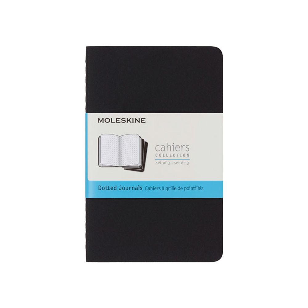 Блокнот Moleskine cahier journal Pocket 90x140мм пунктир 3 шт (QP314)