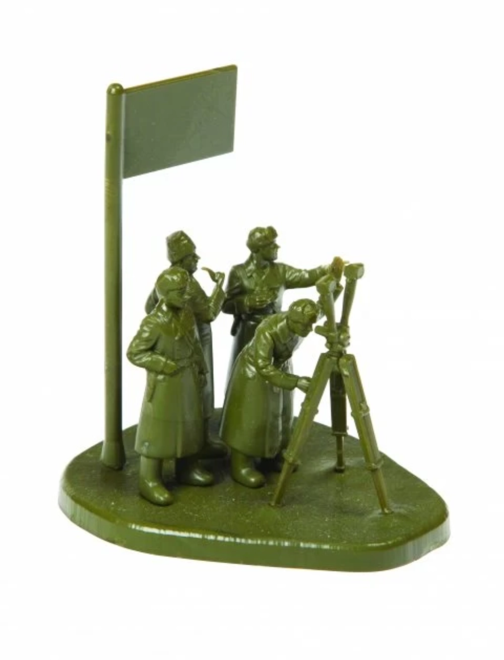 Советский штаб в зимней форме