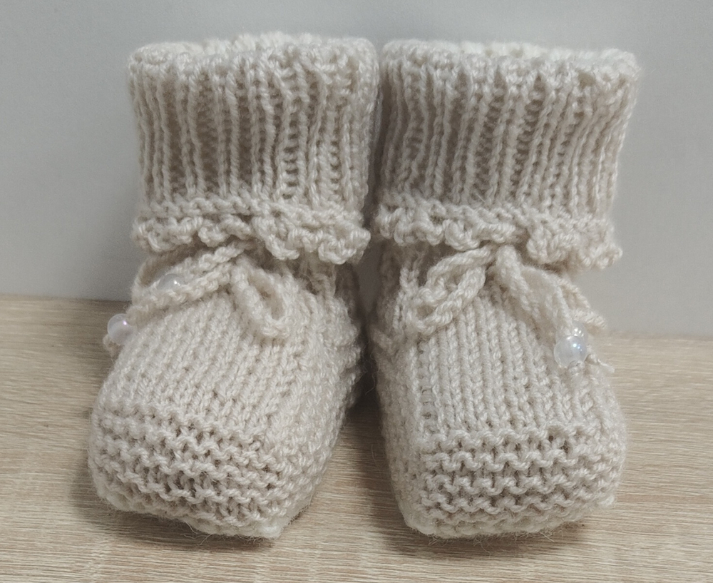 Пинетки детские бесшовные от 1-го года до 1,5 лет ручная работа