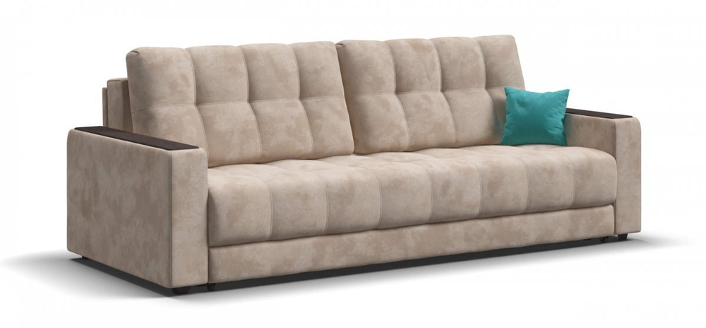 Диван Босс Велюр Алькантара пепел