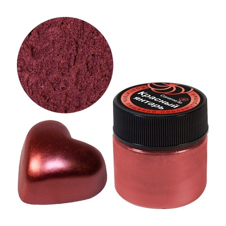 Краситель сухой перламутровый Caramella, кандурин "Красный янтарь" 5 г