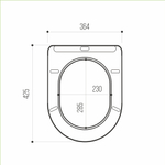 Сиденье для унитаза  WAVE SOLO дюропласт, микролифт БЕЛЫЙ глянец