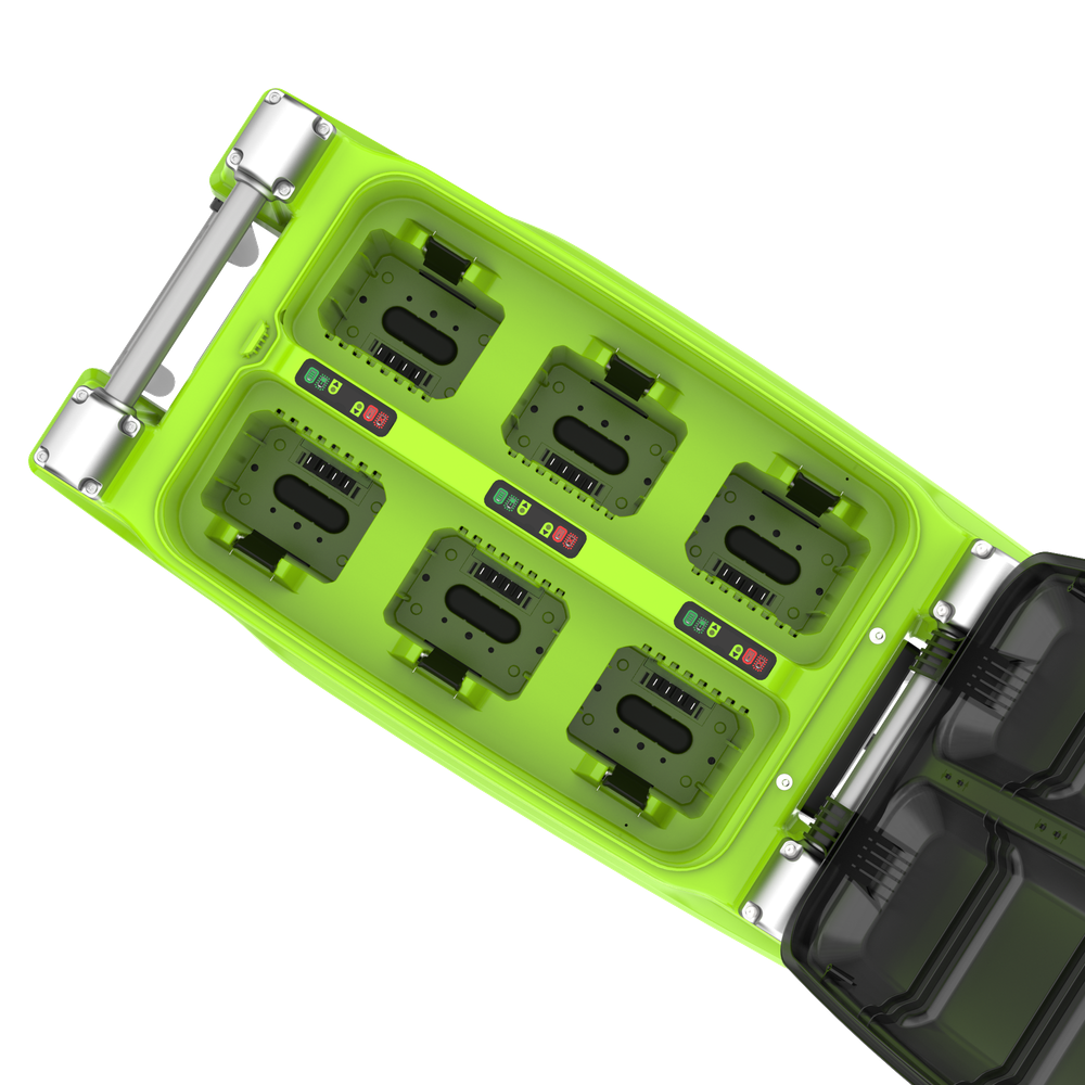 Зарядное устройство для 6 аккумуляторов Greenworks G82CT6 Арт.2955107, 82V