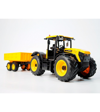 Радиоуправляемый фермерский трактор с прицепом Double Eagle JCB Fastrac 4220 1/16 2.4G RTR