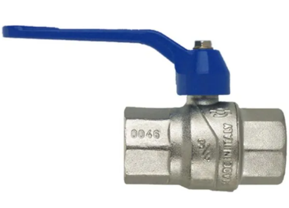 Кран шаровый 20 (3/4") ВВ рычаг (Италия)