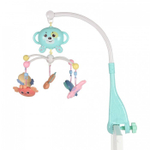 Музыкальный мобиль "Чебурашка" аккум.питание/пласт., 250 мел.