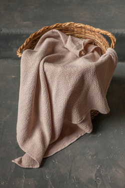 Полотенце вафельное 70х140 Luxberry Yoga телесное