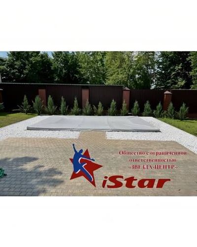 Чехол-покрывало защитное для батута уличного встраиваемого в землю