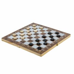 GAEM Игра настольная 3 в 1 (шахматы, шашки, нарды), L34 W17 H4 см